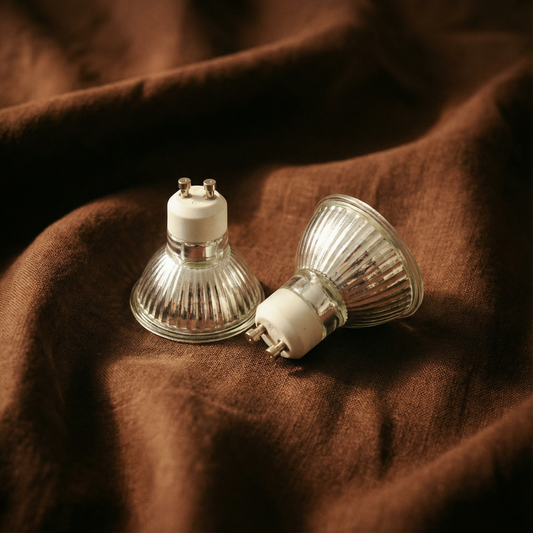 2x  Meva GU10 50W Halogen Bulb
